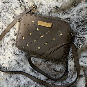 Michael Kors Mini Crossbody Taupe Gold